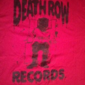 Death Row Records Red Graphic Tee